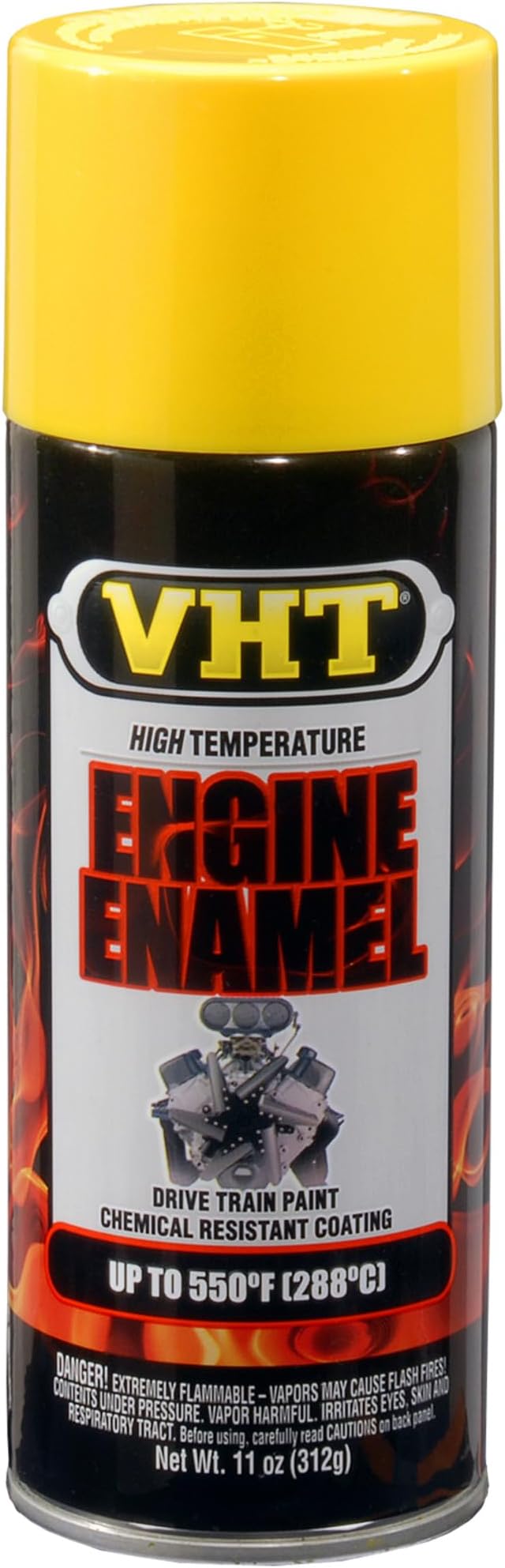 VHT Engine Enamel, Gloss, Yellow, 11 oz