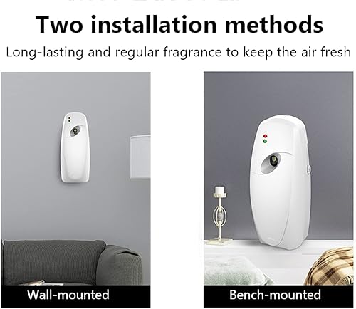 Miniatura 3 de Dispensador automático de ambientador, montaje en pared o diseño de pie, aerosol de aerosol para baño comercial, hotel, oficina, espacio público