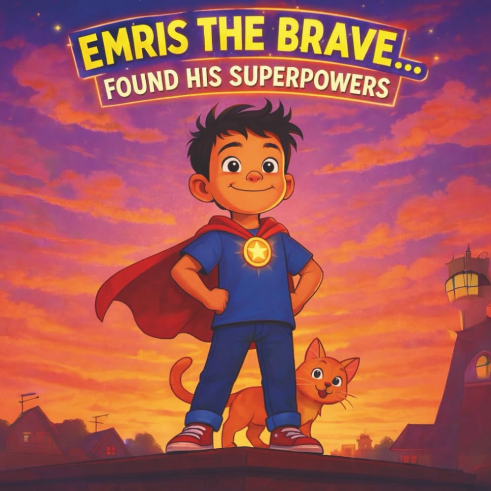 Emris The Brave Found His Superpowers: Motivational story book for kids about a boy who becomes a hero through kindness and good deeds