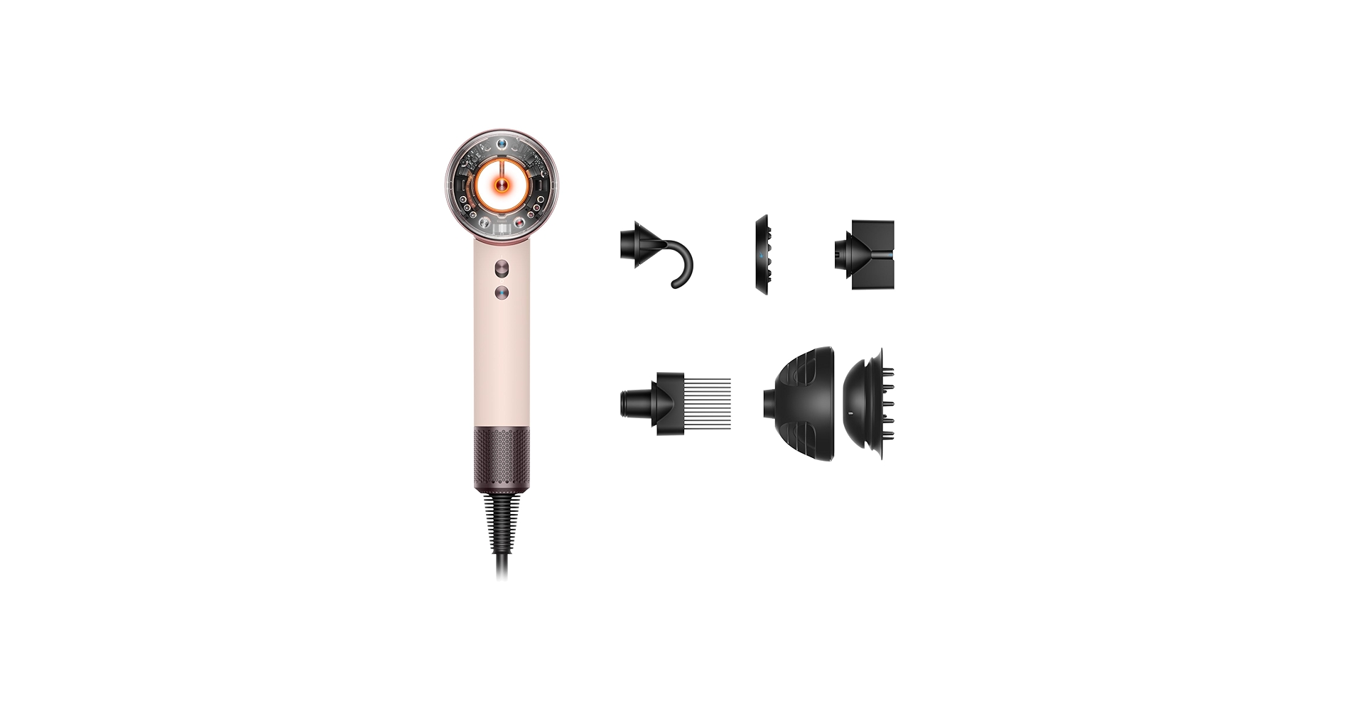 dyson nural ヘアドライヤー ローズゴールド ダイソン Supersonic Nural shine ヘアドライヤー (セラミック