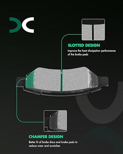 Vista 143 de SCITOO - Juego de pastillas de freno de cerámica