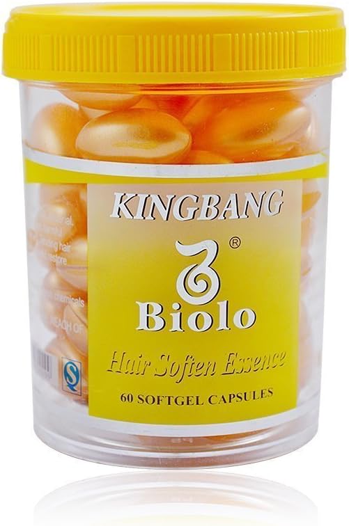KING BANG Biolo Hair Softgel Capsule For Hair (Multicolour) - 60 Capsules