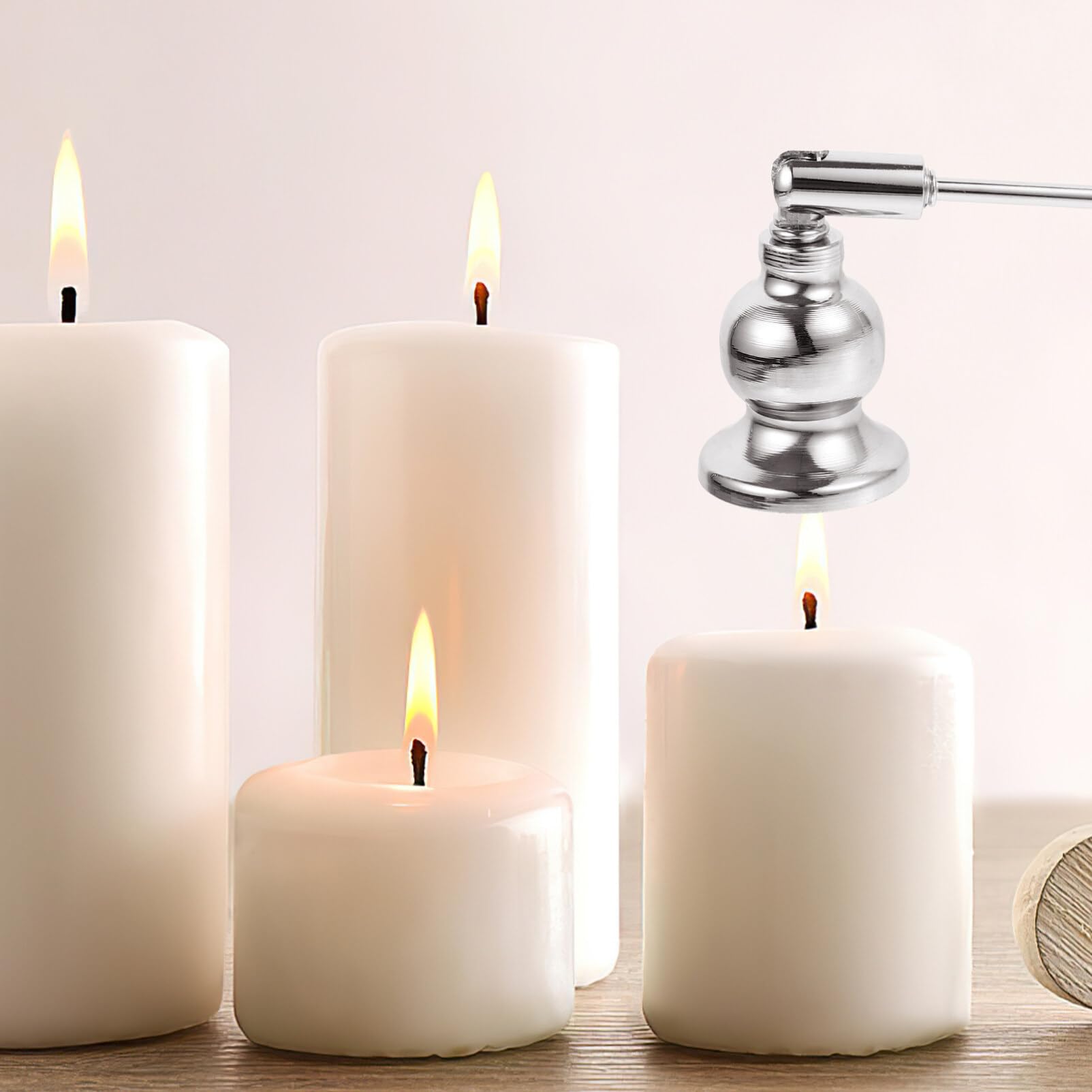 HOLIDYOYO Candle Extinguisher Small Candles Gold Decor Candle Fire Snuffer Small Candle Snuffer Candle Tool Candle Put Out Tool Multipurpose Extinguish The Candle Iron