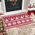 RUGSREAL 2x3 Christmas Entryway Doormat Small Indoor Throw Rug Front Door Xmas Decorative Rug Machine Washable Floor Carpet Non Slip Area Rug for Bedroom Living Room Nursery, Red 2' x 3'