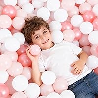 Vista 9 de GOGOSO Bolas para corral de bolas para niños pequeños plásticos accesorios a prueba de aplastamiento duraderos formas divertidas juguetes de baño