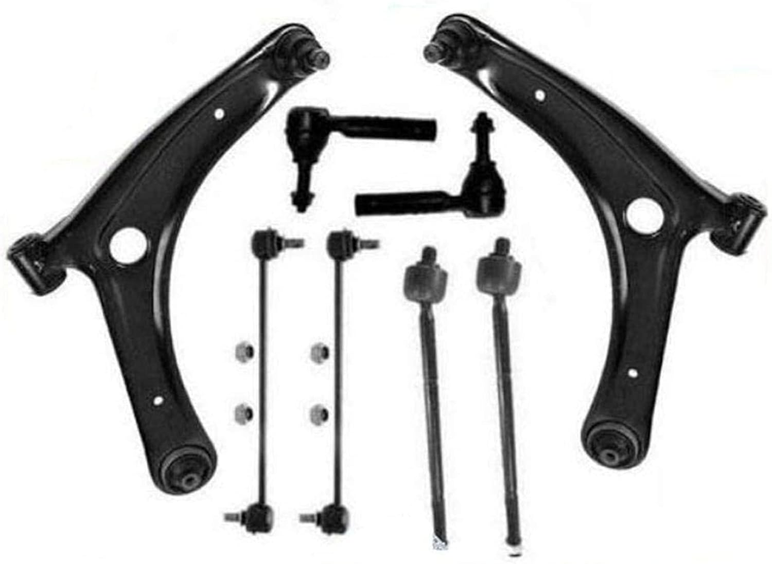 100 New Control Arms Ball Joints Tie Rods Stabilizer Links