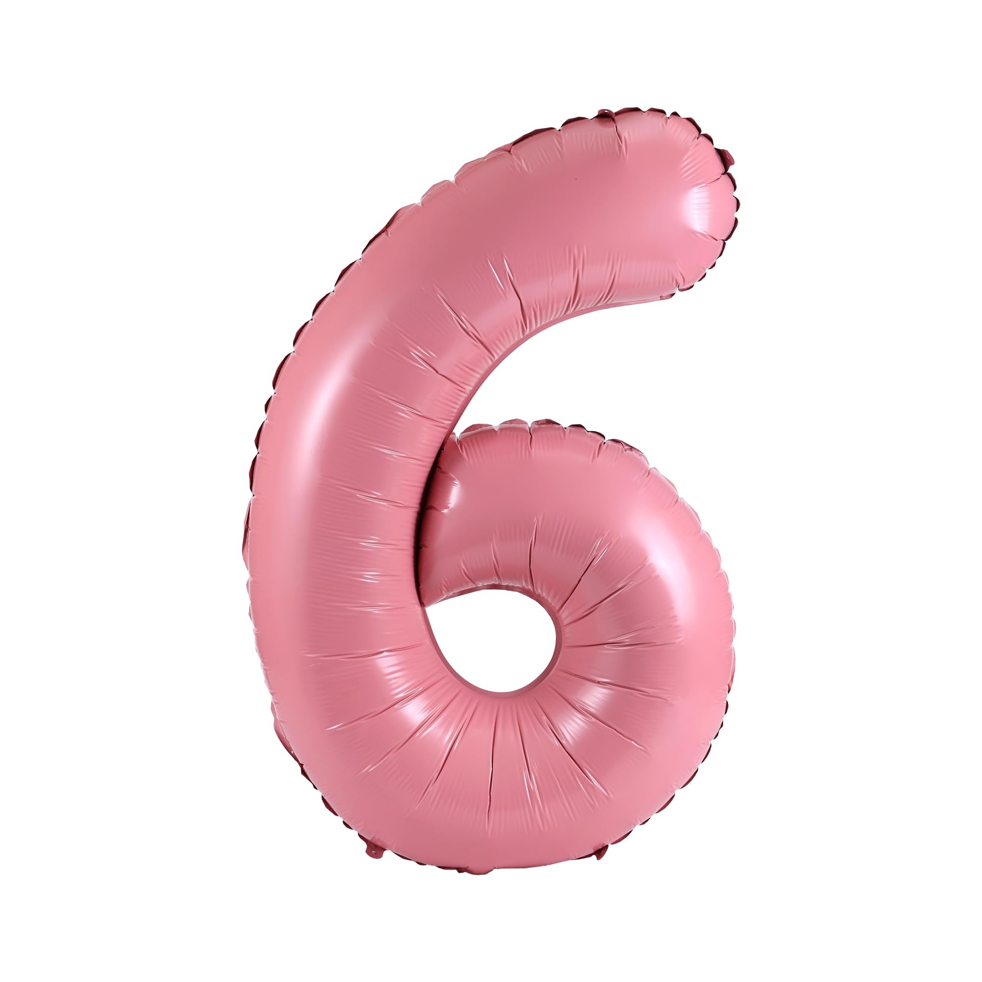 YPSelected 32 Inch Large Foil Helium Number Balloon Birthday Wedding Party 0-9 (Baby Pink, 6)
