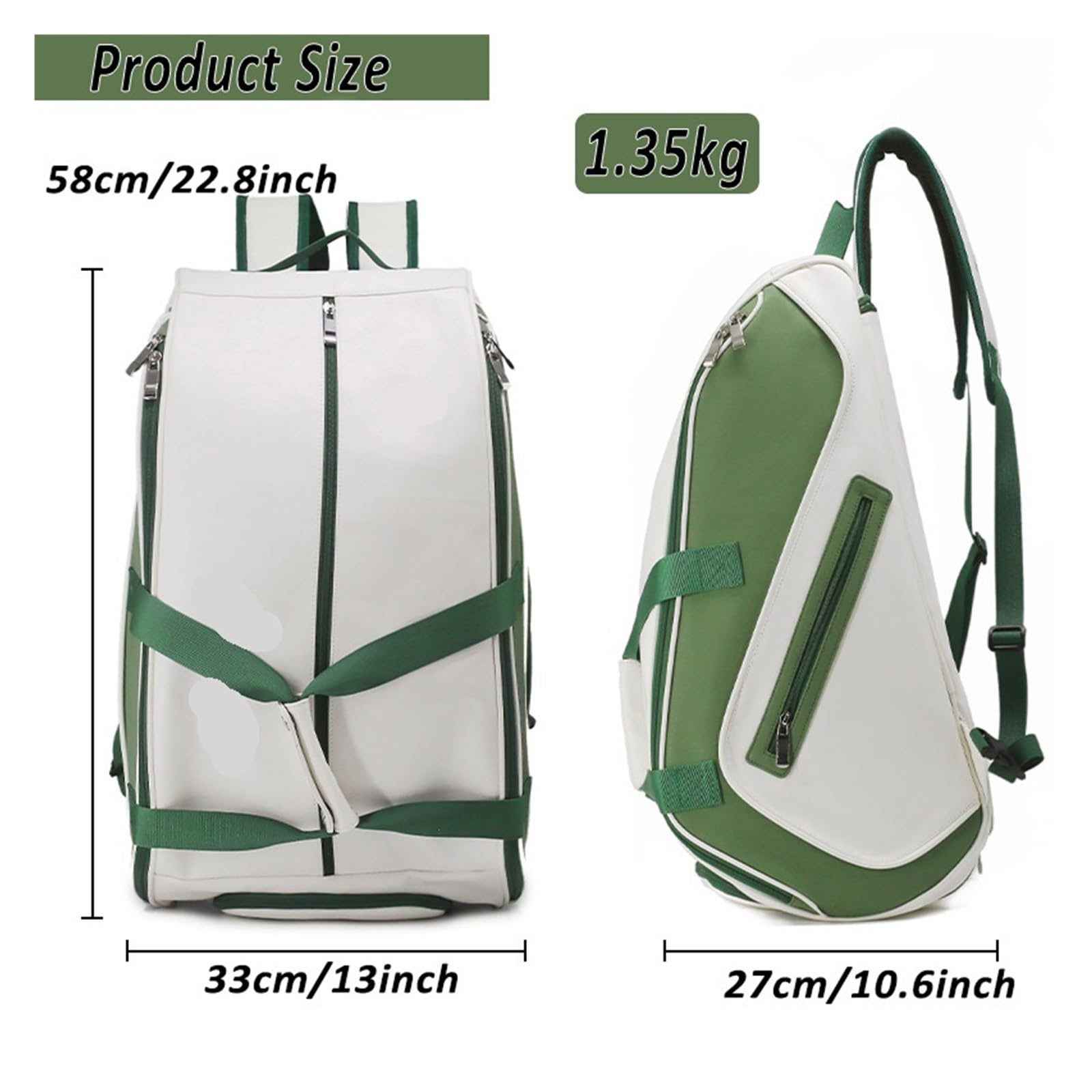 Bolsa de Tenis Bolsa de Tenis, Mochila for Raqueta De Tenis Profesional Grande Padel Squash Bádminton Zapato Bolsillo Multicolor