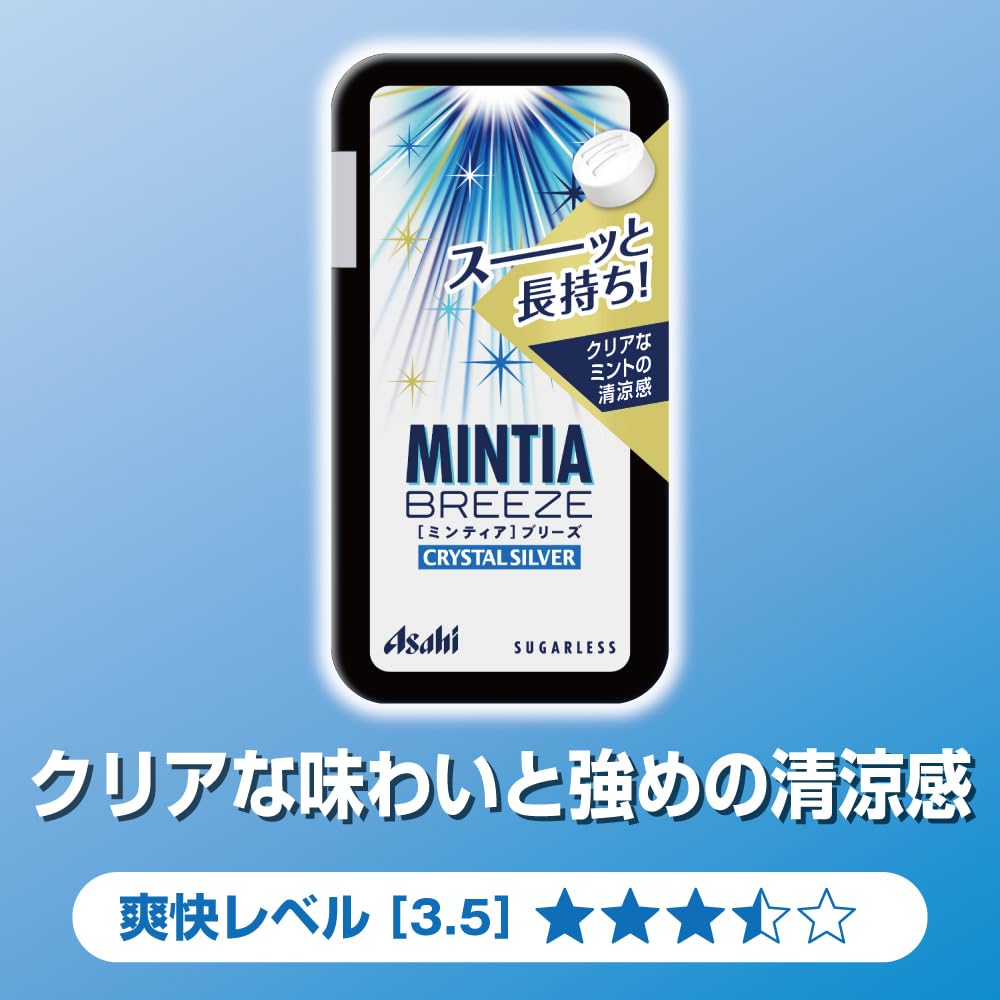 Amazon | アサヒグループ食品 ミンティアブリーズ クリスタルシルバー