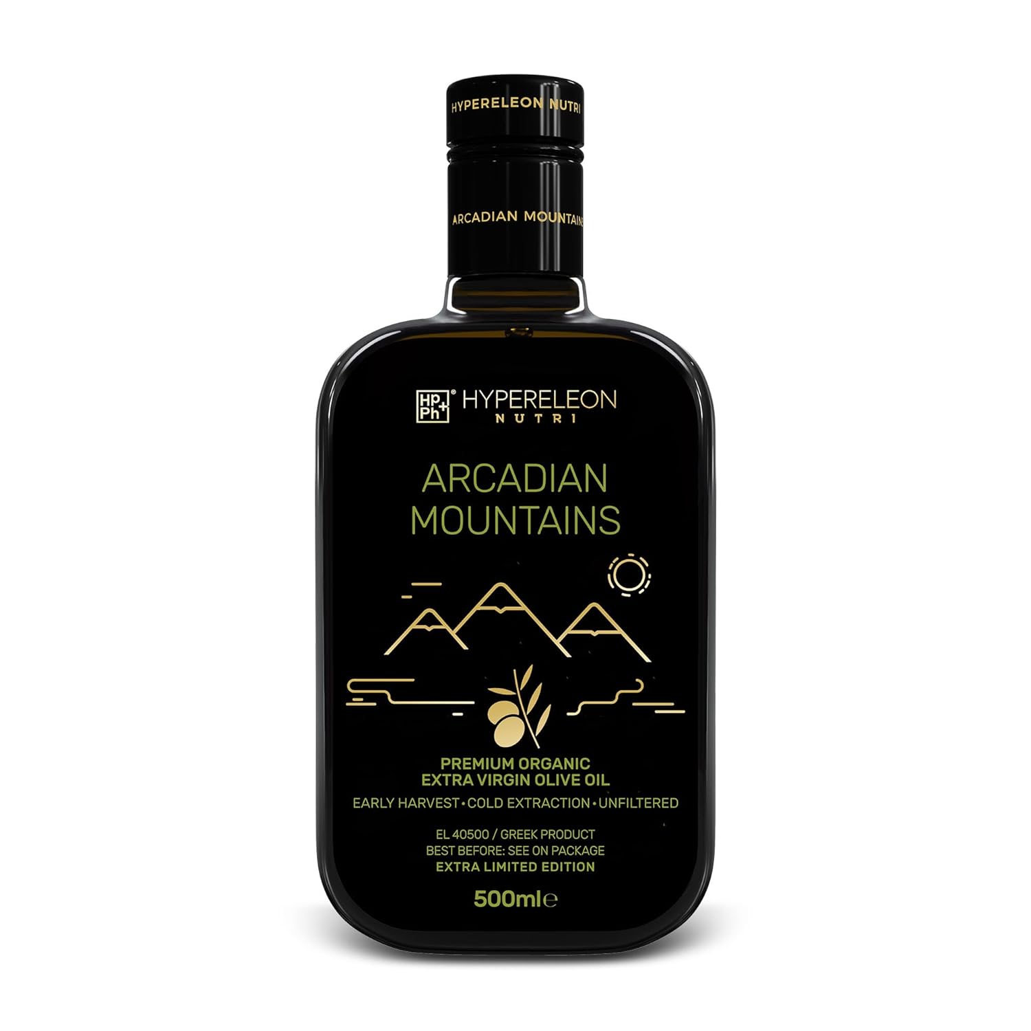 HYPERELEON NUTRI | Premium, Organic, High Phenolic, Greek Extra Virgin Olive Oil 100% Pure & Natural | Bio & Unfiltered | 75 Top INTERNATIONAL HEALTH Awards | 500 ml (1) - Image 8