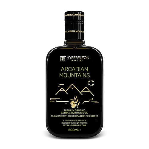 Miniatura 8 de HYPERELEON NUTRI - Aceite de oliva virgen extra griego, orgánico, alto fenólico, 100% puro y natural, bio y sin filtrar, 75 premios internacionales