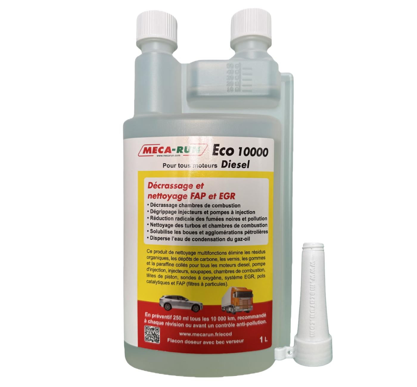 MECA-Run Eco 10000 Diesel 1 Litro Limpiador Motor