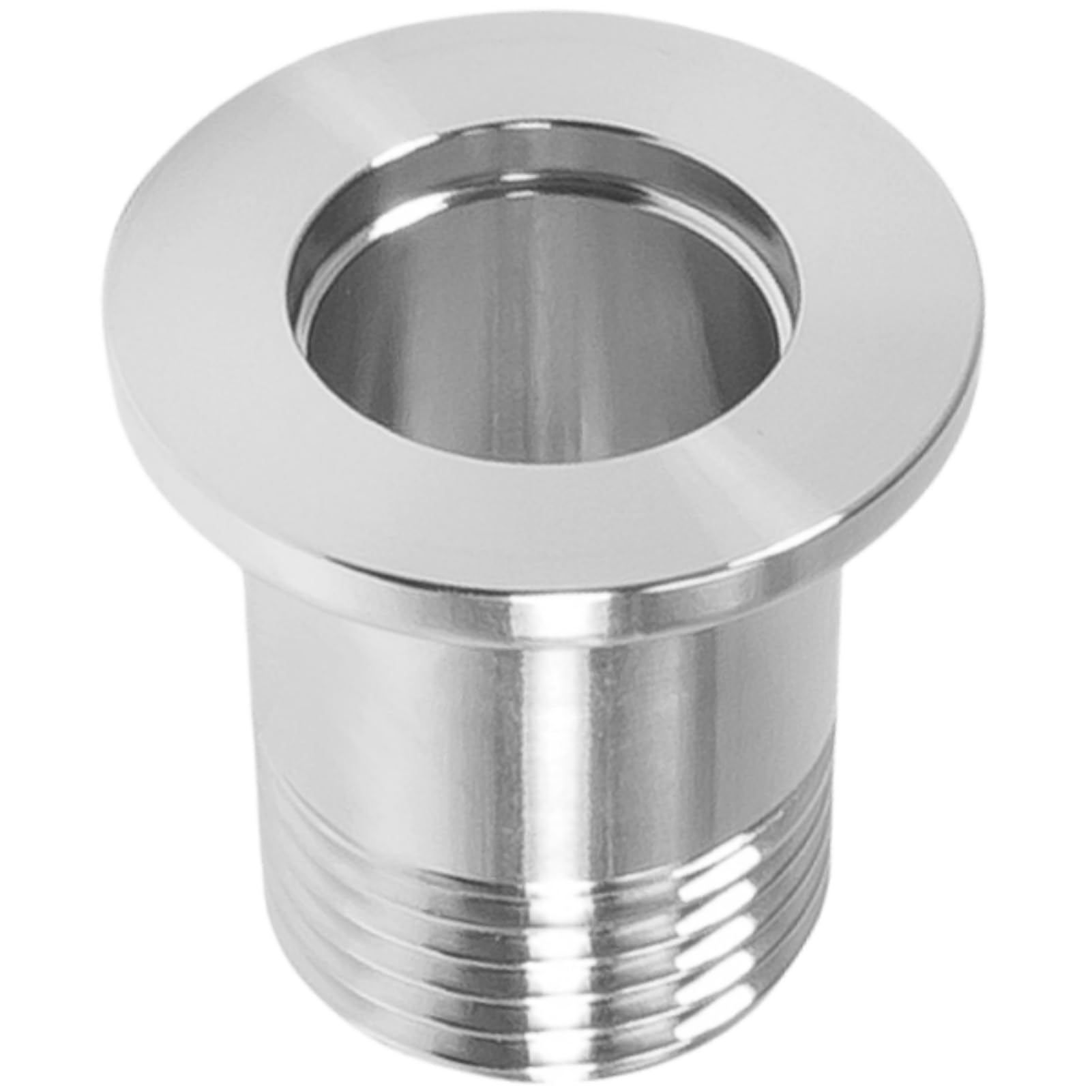 2 szt. Adapter męski BSPT ze stali nierdzewnej, złączka kołnierzowa próżniowa NW16 do NW50 do zastosowań ISO-KF(KF-40 1/8)