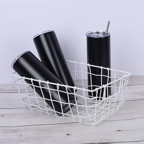 Miniatura 6 de Paquete de 24 vasos rectos y delgados de 20 onzas, juego de vasos delgados de acero inoxidable en caja de regalo individual a granel, vasos delgados