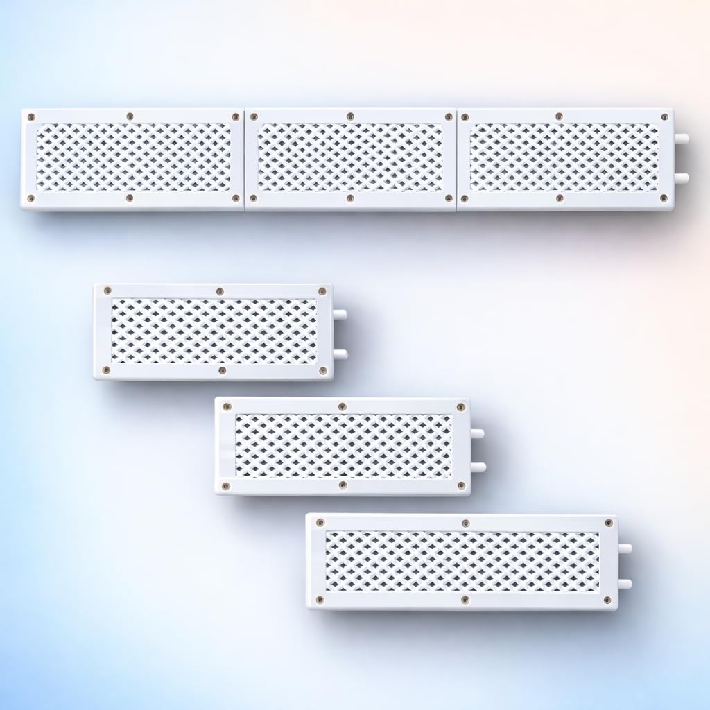 Myy Wall Air Ventilation Hole Closer with Mosquito Net – White