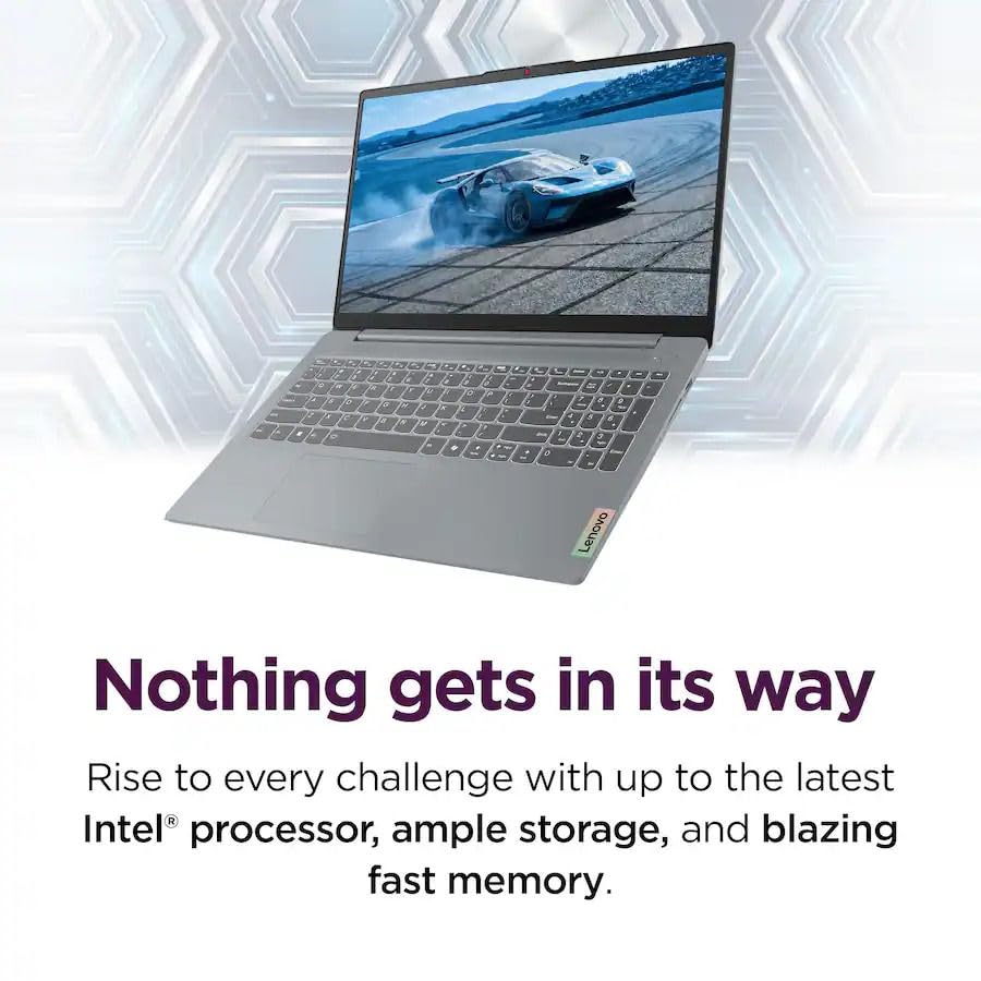 Image of Lenovo 15.6 inch FHD Business Laptop, 8-Core Intel Core i3-N305, 8GB DDR5, 128GB SSD, Numeric Keypad, Thin & Lightweight, Win 11 with Microsoft 365