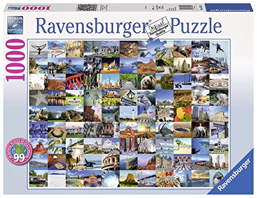 Preisvergleich Produktbild Ravensburger 19709 99 Beautiful Places USA / Canada Erwachsenenpuzzle