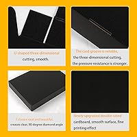 Vista 4 de Cajas de embalaje de envío pequeñas negras KAXILU 20 piezas Cajas de envío L6xW6xH2 pulgadas Adecuadas para embalaje de comercio electrónico