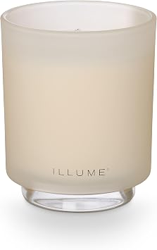 Illume Refillable Boxed Glass Candle, Winter White