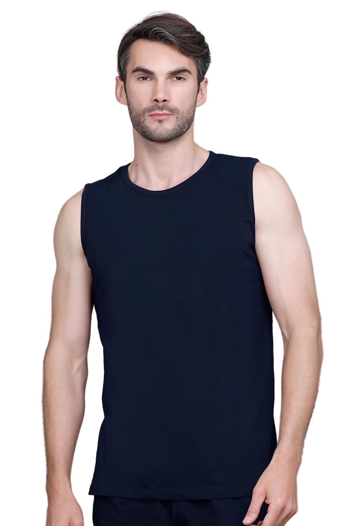Sleeveless Tshirt for Men Cotton-image-26