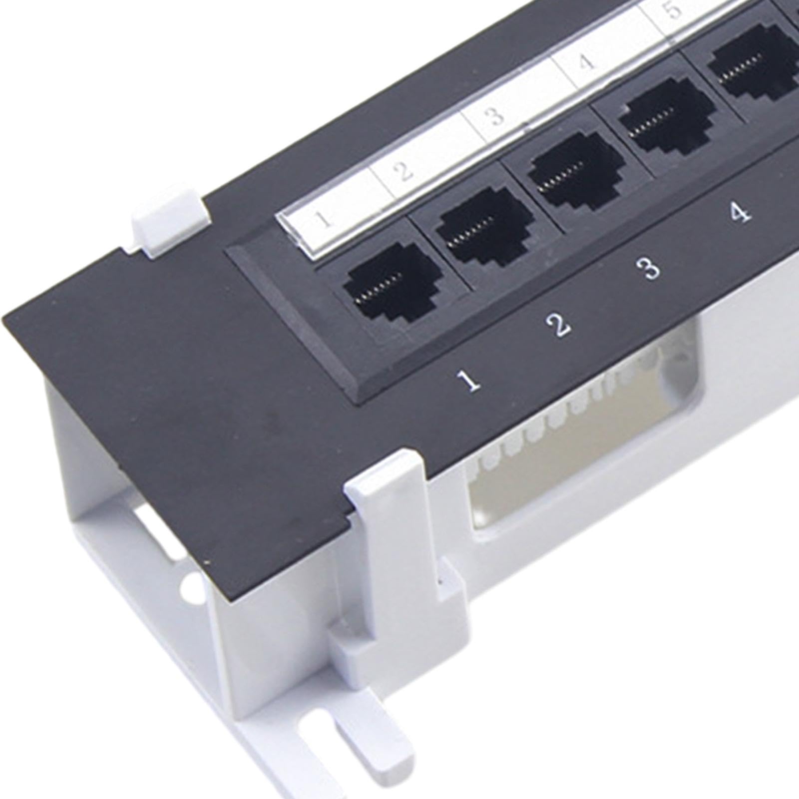 3 set di 8 porte schermate Patch Panel per Cat. 6 Gestione cavi ufficio facile da usare