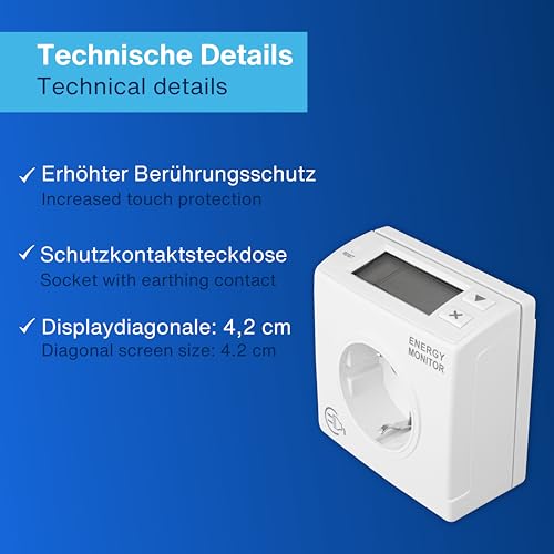 Energiemessgerät REV Stromzähler zur Messung des Stromverbrauchs
