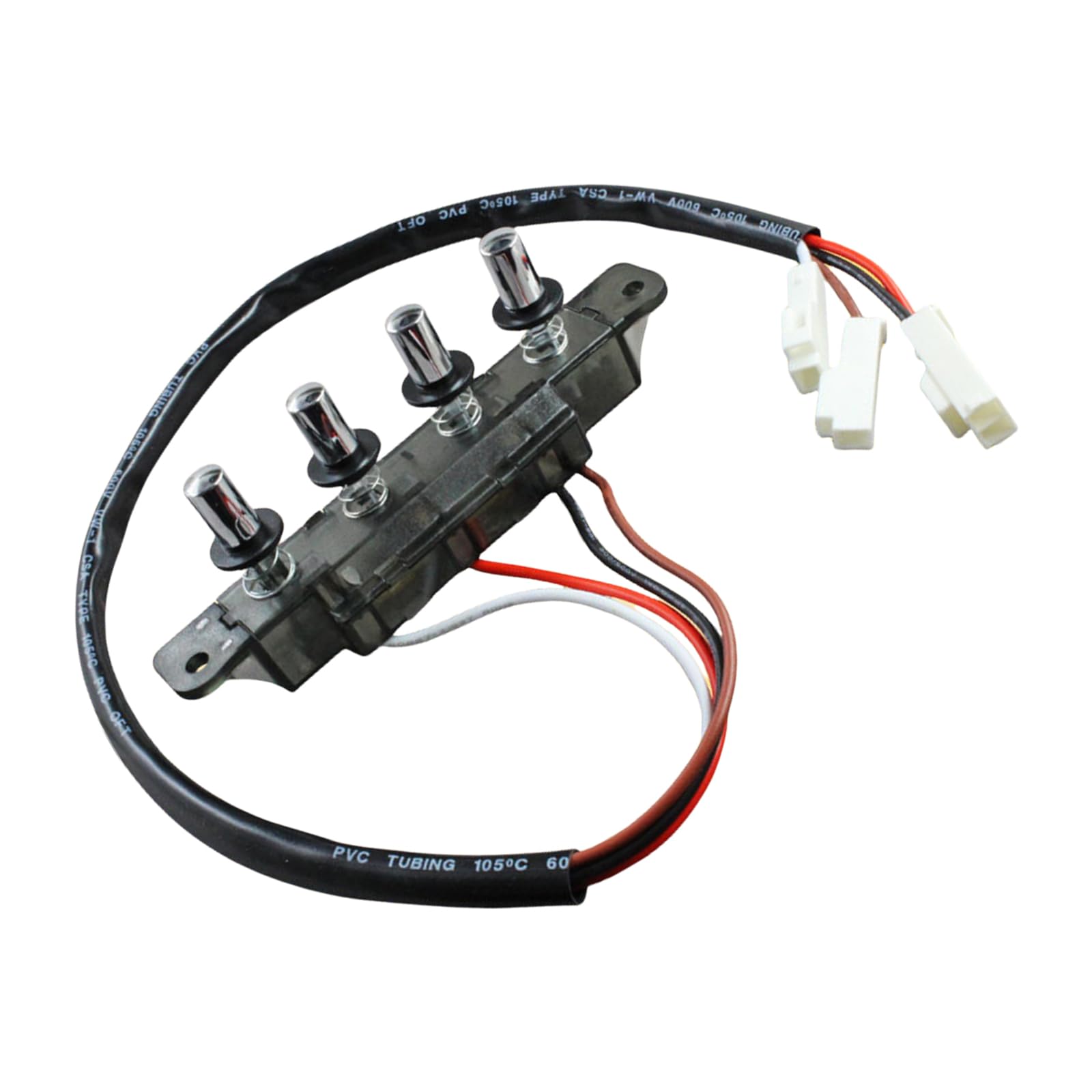 RAFGALDEX Board Switches Pushbutton Switches Piano Type Board Kitchen Exhaust Fan Control for Household Appliances Ranges Hood Button Replacement