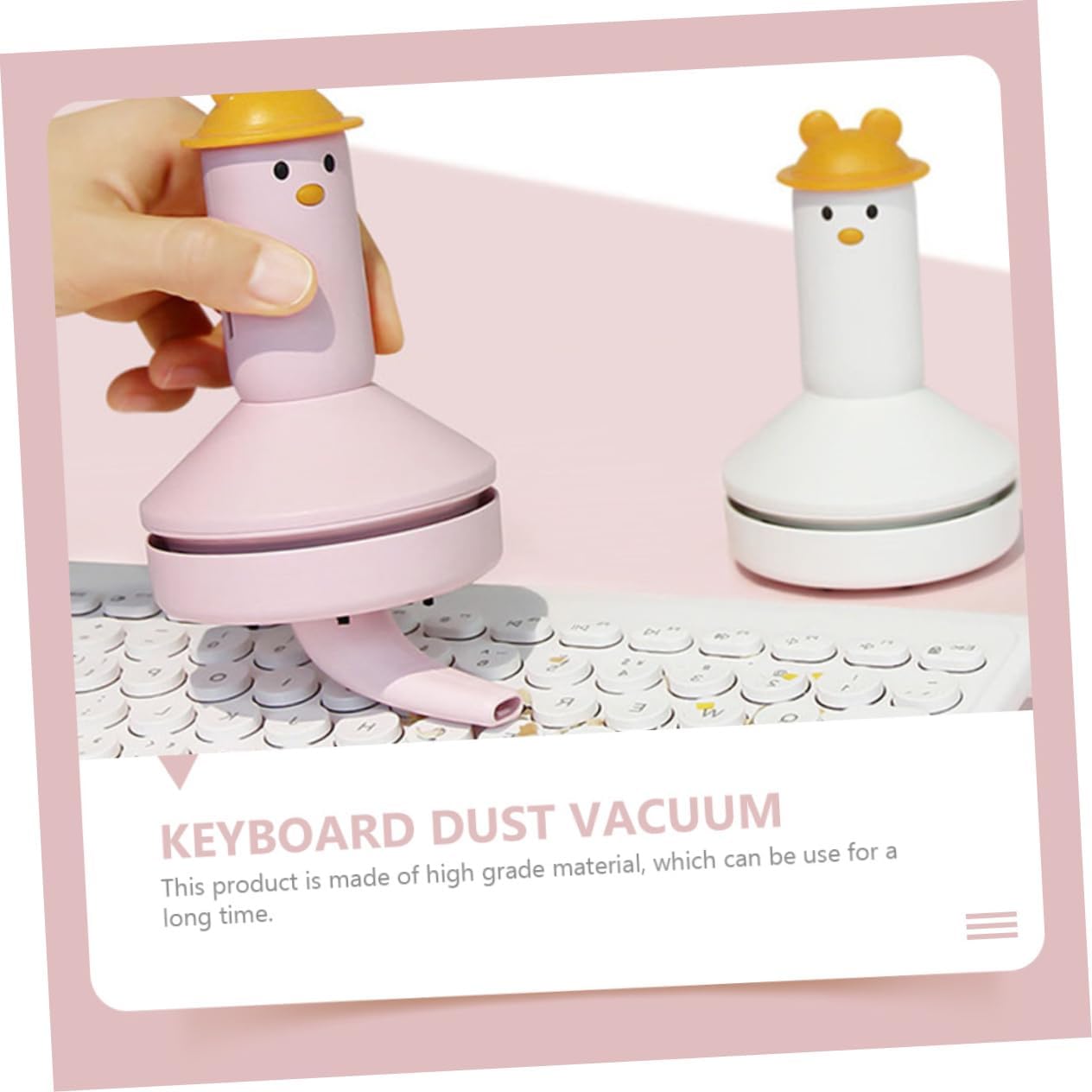 Mini Desktop Vacuum Cleaner Dust Removing Device for Students Portable Household Electric Cleaner Dust Collector for Desk for Paper Scraps and Eraser Cleanups
