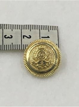 Metal Düğme Gold 2 Cm / 1 Adet D001