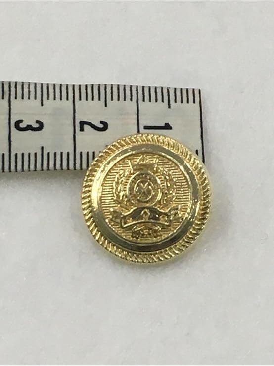 Metal Düğme Gold 2 Cm / 1 Adet D001