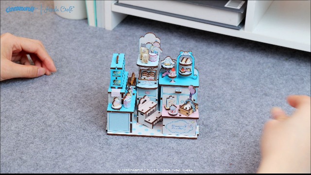 Amazon.com: Hands Craft Cinnamoroll Cloud Bakery Book Nook Kit