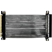 JMT ADT-K33U PCIe 5.0 x16 Extension Cable 512Gbps High Speed Lossless Flexible GPU Riser for PC Cases Servers ITX Builds Computer RTX5090 K33UF-TU,15cm