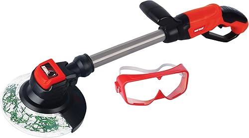 Miniatura 2 de Caja roja: luz y sonido: Weed Wacker/Trimmer - Juguete de trabajo para patio para niños, incluye gafas de seguridad, juego de simulación,