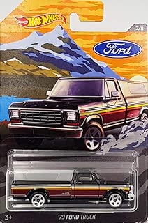 Hot Wheels Ford Series, Black '79 Ford Truck 2/8 - coolthings.us