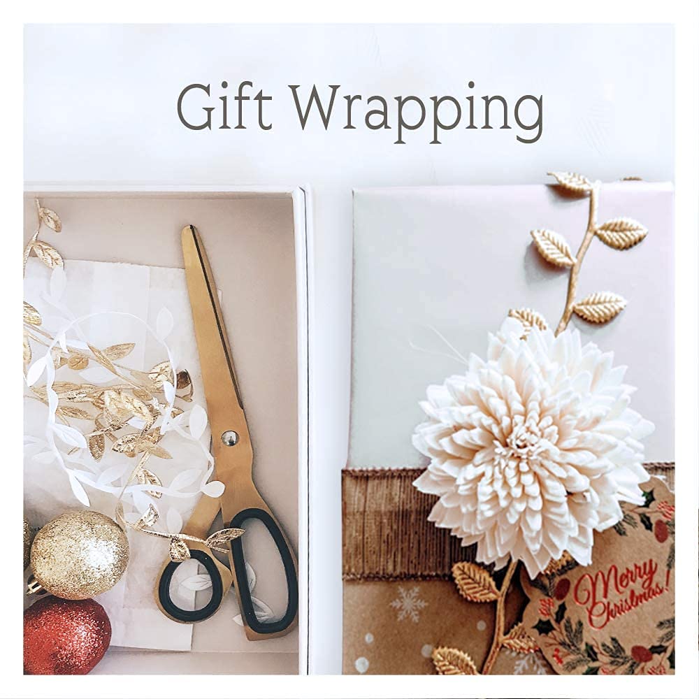 10m Goldenes Geschenkband Mit Blatt-Muster - Efeu Girlande Deko Für Hochzeit, Goldene Hochzeit & Partys