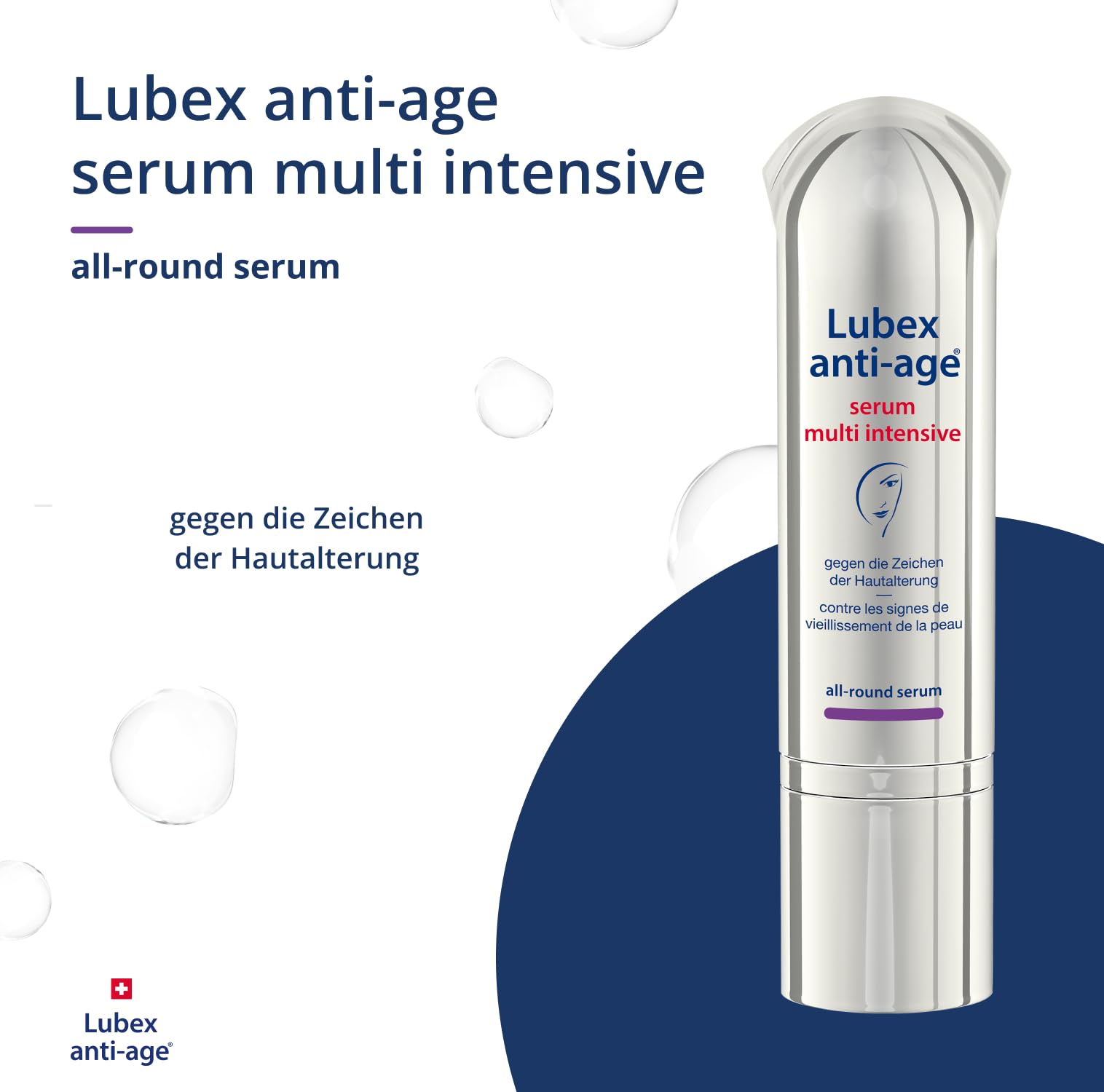 Siero multi intenso – siero anti-invecchiamento profondo con peptidi, acido ialuronico e retinolo, per ogni tipo di pelle, per la cura delle rughe, ideale per pelli mature, 30 ml