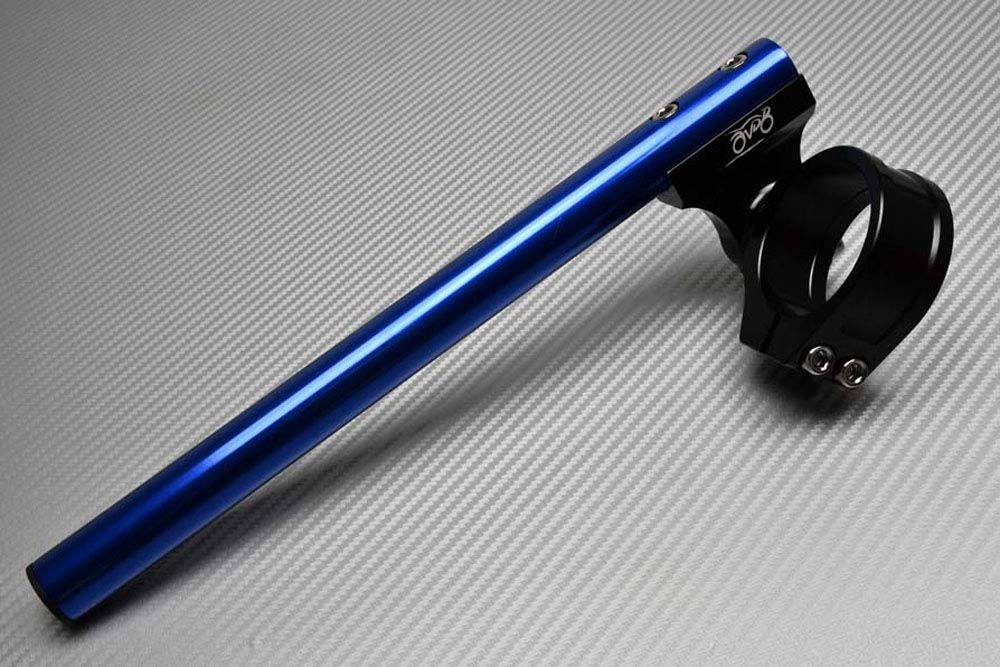avdb-moto Coppia semimanubri rialzati e inclinabili AVDB 45 compatibile con SUZUKI GSXR 600 SRAD 1997-2000, GSXR 600 2001-2003 (blu)
