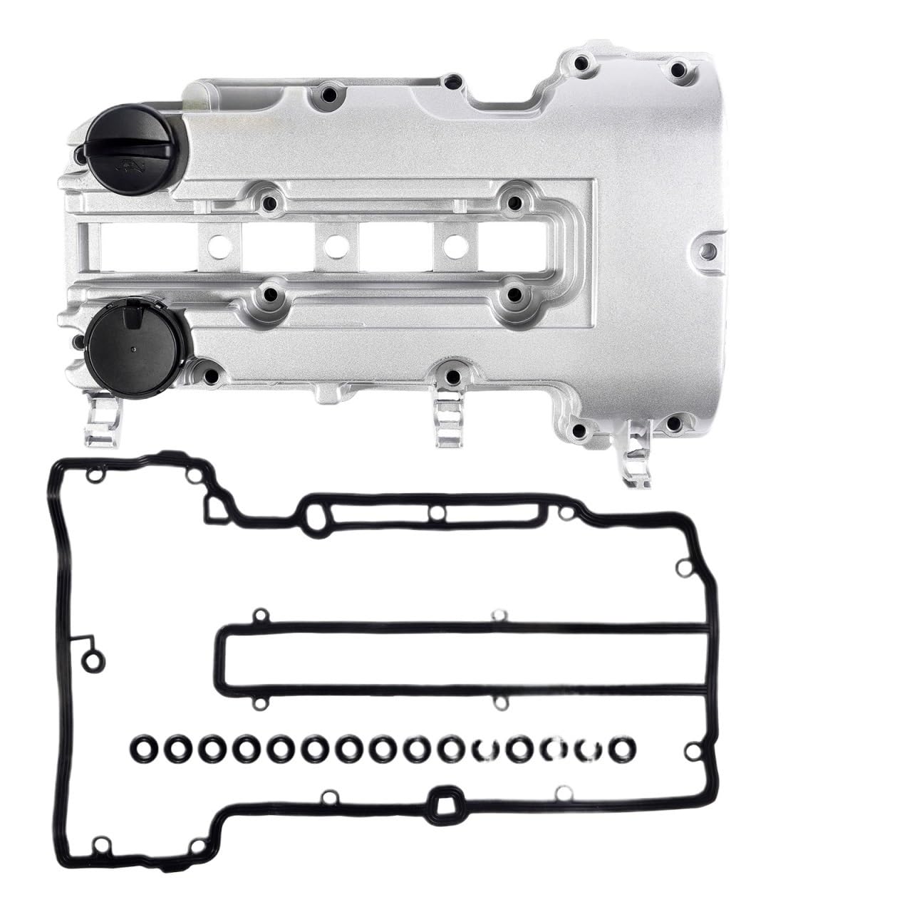 Aluminiowe śruby pokrywy zaworu silnika i uszczelka 25198498 25198874 do Astra J dla Cruze 1.2 .4L Pokrywa zaworu głowicy cylindra