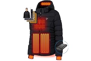 DEWALT Women's Heated Puffer Jacket with 12V Battery Pack: The Ultimate in Cozy Warmth