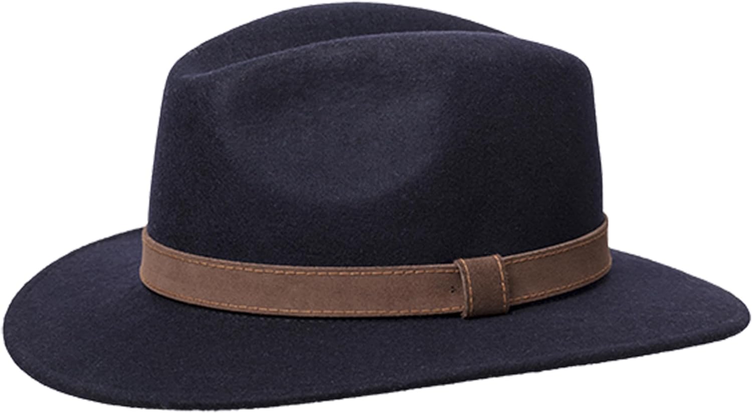 Wigens Men's Formal Wool Bosco Fedora Hat