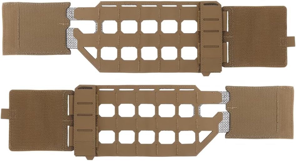 Tactical MOLLE Vest Quick Release Elastic Cummerbund, Lightweight Girdle Side Belt Cumberbund Set