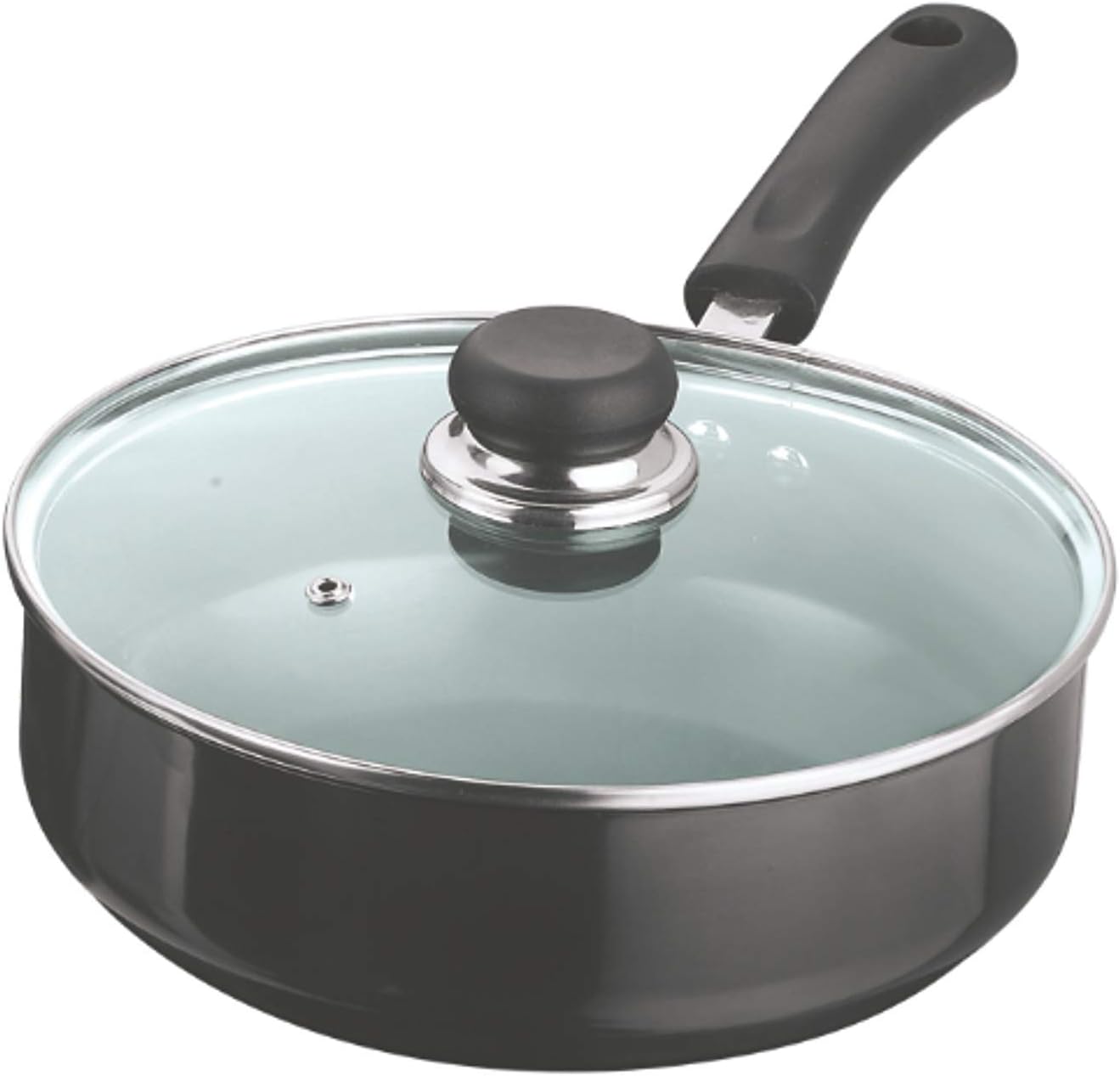 Vinod Cookware All Purpose Pan, 2.6 Litres Black Home