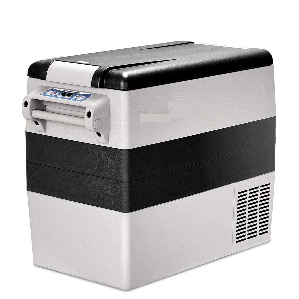 GLOBALWAY EB-EP24805US Car Refrigerator, Black + Gray