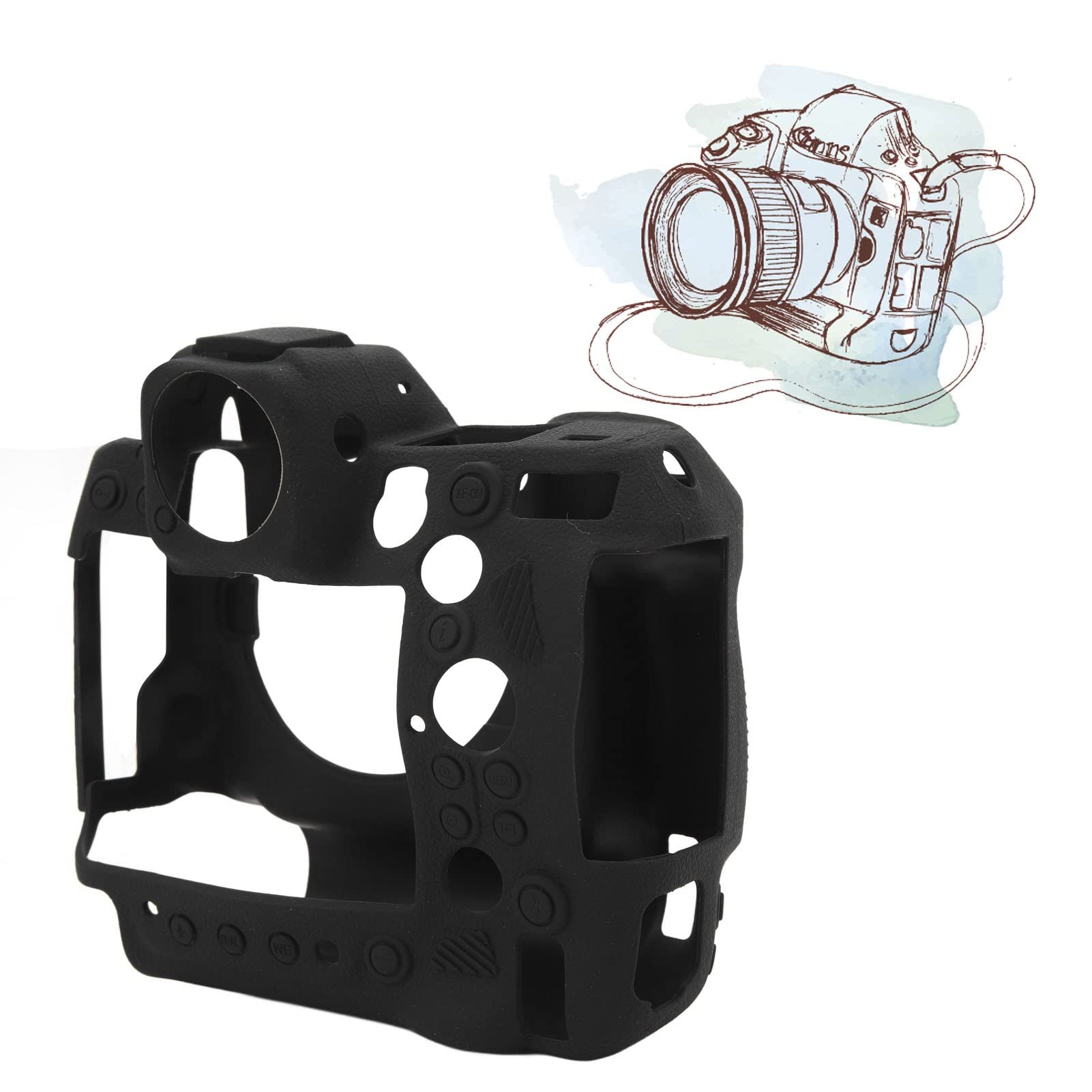 Custodia per fotocamera per fotocamera Z9 Custodia protettiva per fotocamera in morbida gomma siliconica resistente ai graffi