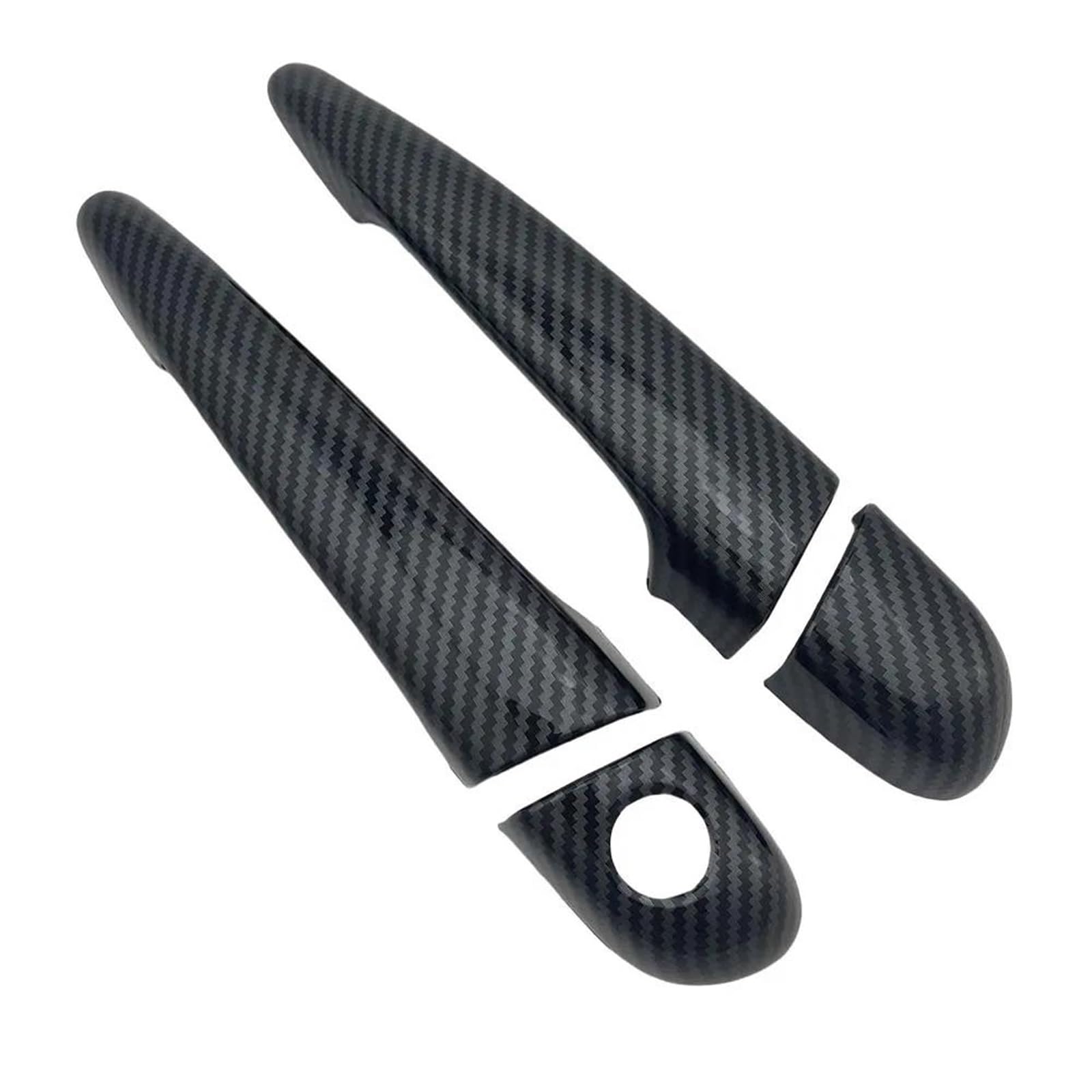 Piwine One Color Car Upgrade 2 Doors Carbon Fiber Door Handle Cover For Serie 3 E46 330Ci 1996-2005 Accessories Decoration Styling