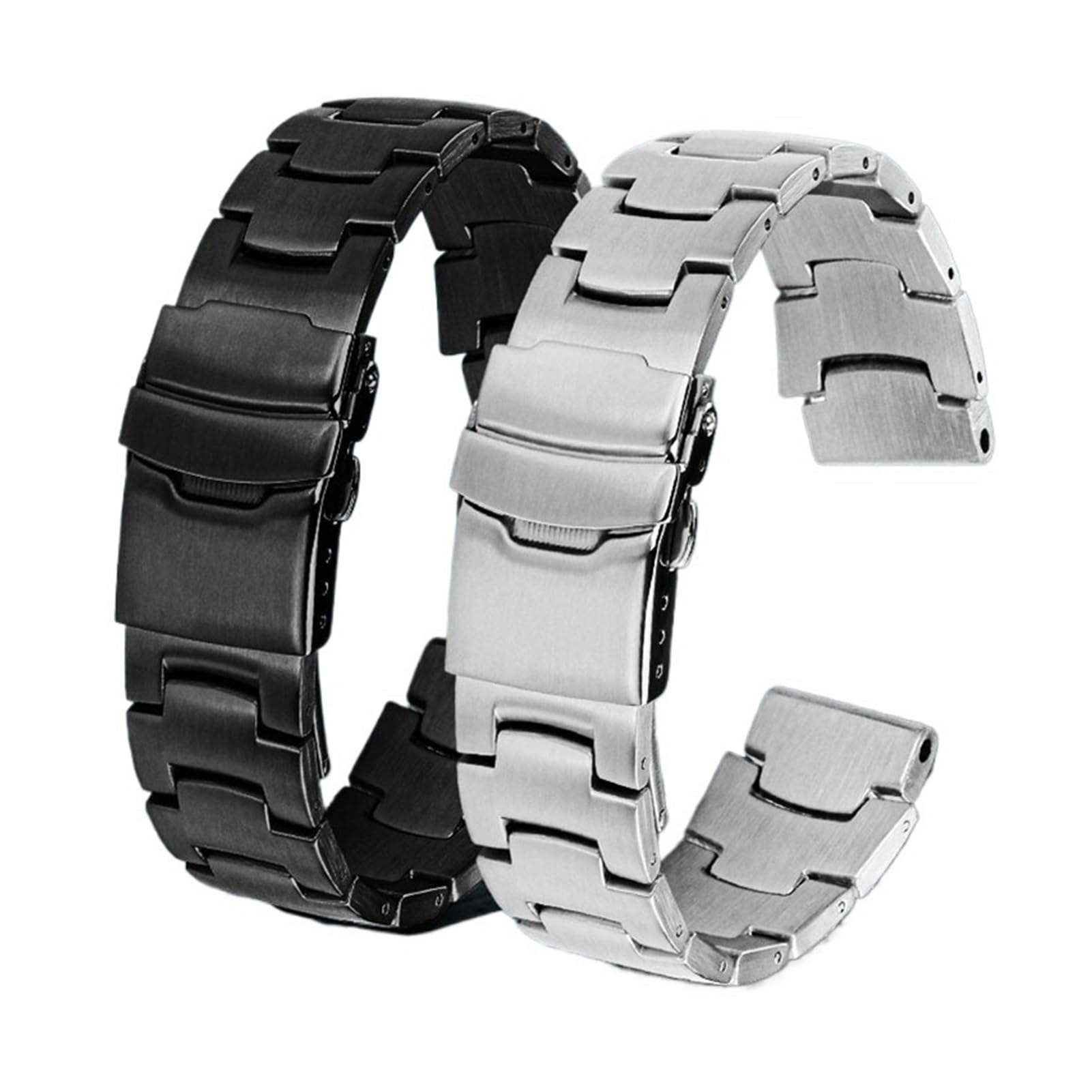 Correa de acero inoxidable compatible con Casio Prw2000 PRG-260 PRG-270 PRG-550/510/500 PRW-3500/2500/5100/5000. macizo
