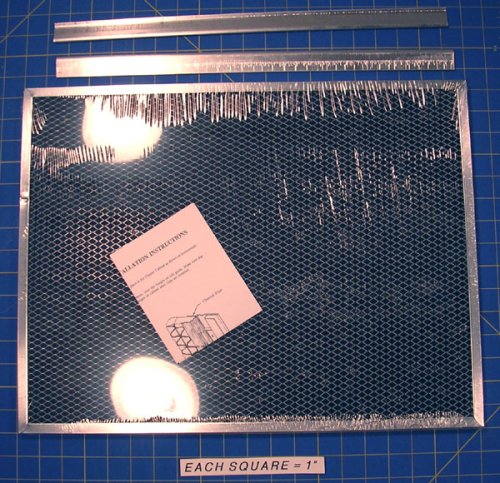 White Rodgers F825-0467 Electronic Air Cleaner Charcoal Filter W/Clips For SST1400-100, SST1400-100,14C27S-010, Replaces F825-04