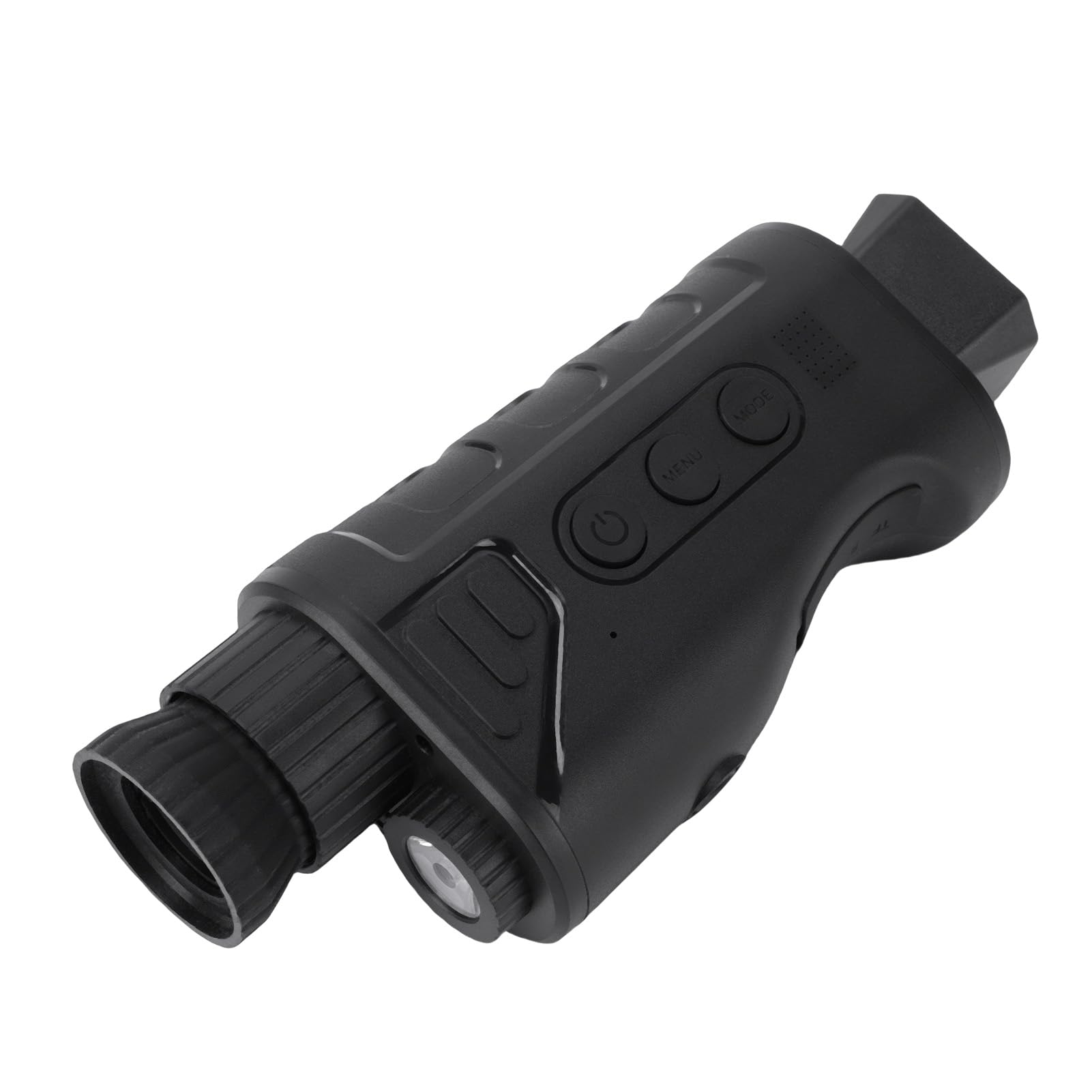 Luqeeg Telescopio Monoculare con Zoom 12MP 1080P HD 16X, Telescopio Digitale a Infrarossi per Visione Notturna, per Birdwatching, Ideale per Viaggi, Campeggio Ed Escursionismo