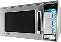 Vista 5 de Sharp Horno microondas comercial R25JTF, 2100W, resistente, 0.70 pies cúbicos de acero inoxidable, 20 entradas de programa, cocción en 3 etapas