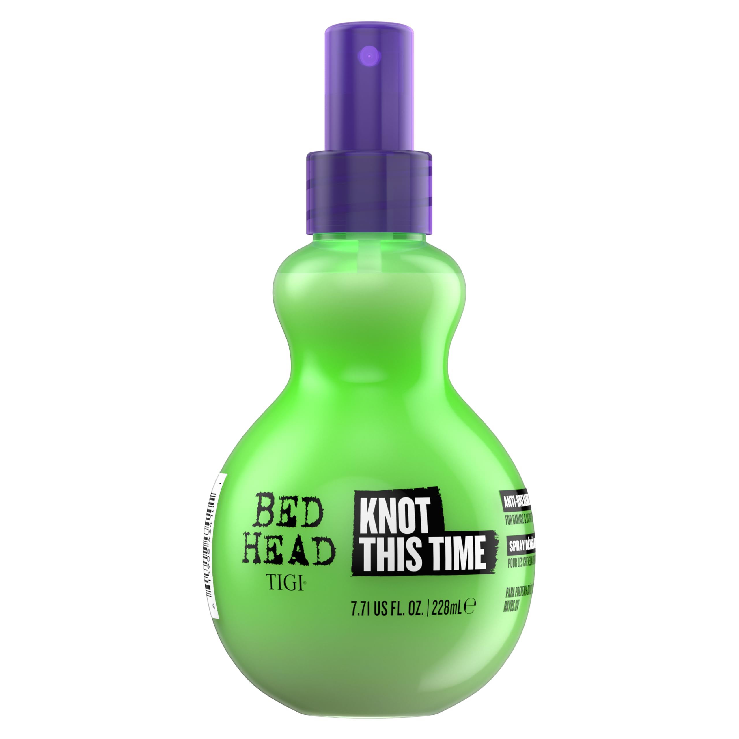 Bed Head by TIGI Knot This Time, Anti-Breakage Hair Detangler Spray, Lightweight Detangling Spray for Wet or Dry Hair, Reduces Breakage, Non-Greasy Finish